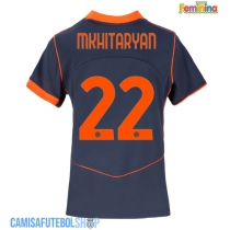Camisa de time de futebol Inter Milan Henrikh Mkhitaryan #22 Replicas 3º Equipamento Feminina 2025-26 Manga Curta